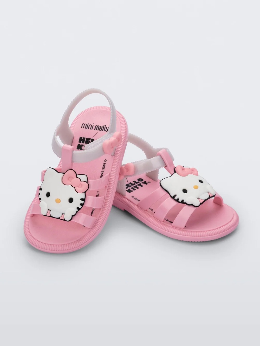 MINI MELISSA + HELLO KITTY AND FRIENDS hip sandals